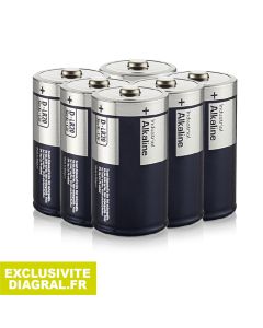 Lot de 6 piles LR20 RXU22X