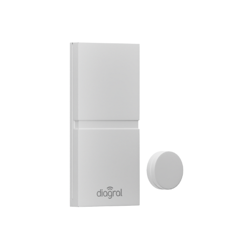 Détecteur d'ouverture miniature blanc DIAG39APX