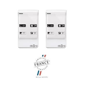 Lot de 2 télécommandes 4 fonctions LOTDIAG41ACK