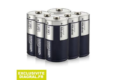Lot de 6 piles LR20 RXU22X