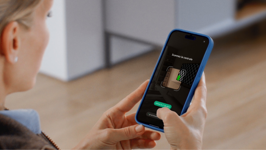 Préparez la centrale pour l'ajouter dans l'application