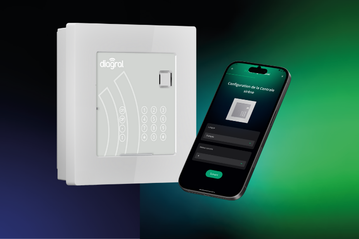 A découvrir : la nouvelle centrale d’alarme IP/4G Diagral : DIAG99AGX