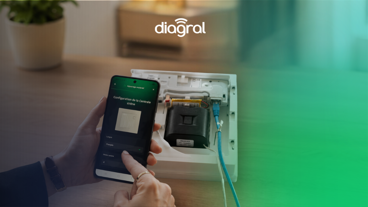 2. Tutoriel Diagral – Configurer et activer votre nouvelle installation avec la centrale DIAG99AGX