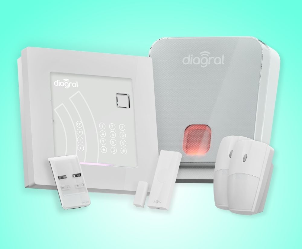 Nouveau pack alarme 4G connecté Diagral DIAG41ASF