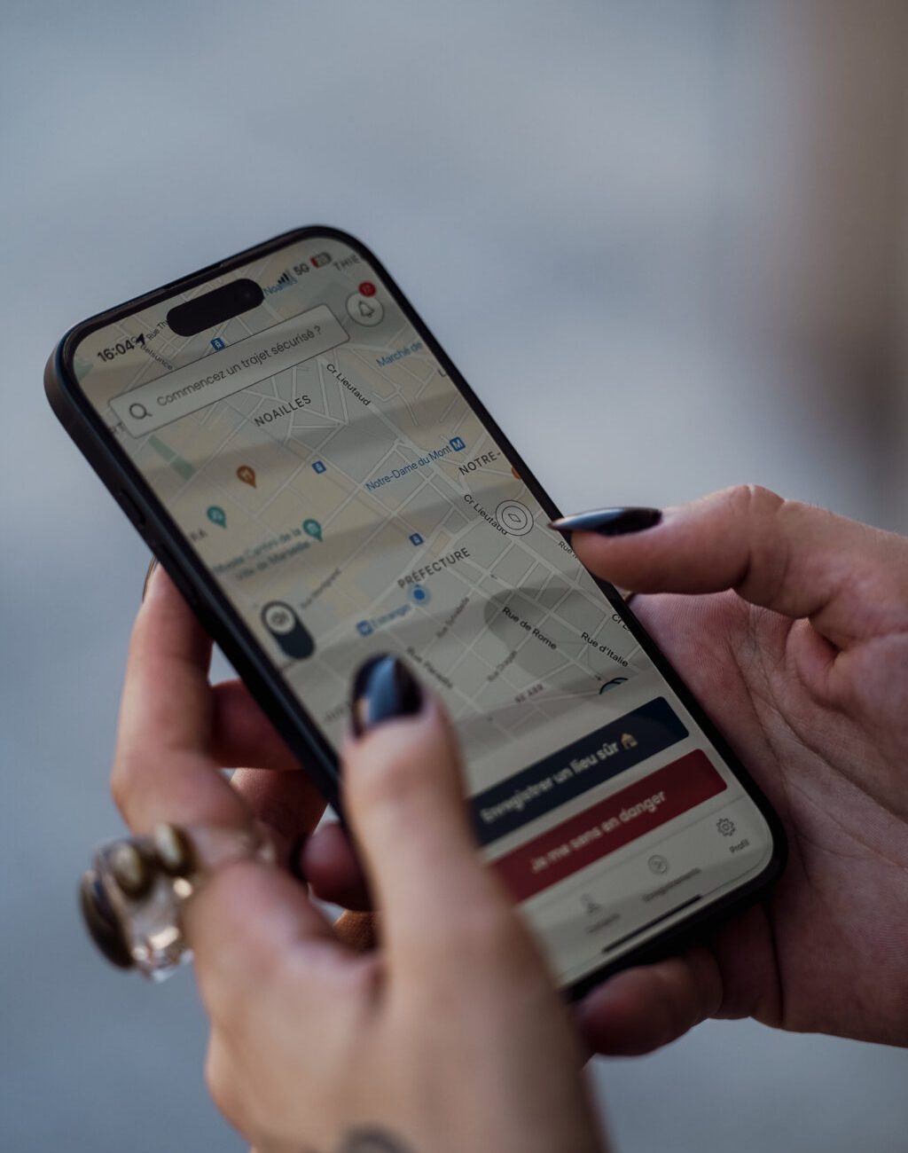 Application géolocalisation Safee